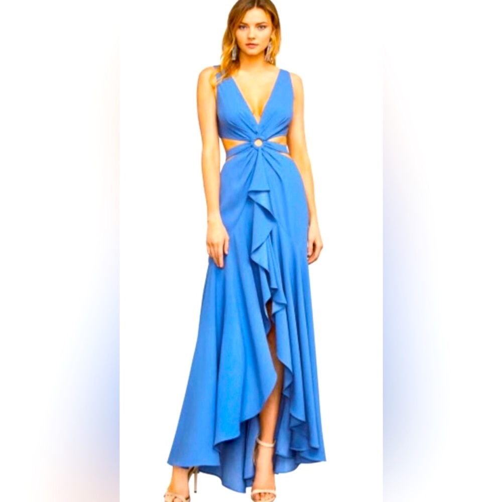 BCBG Maxzazria Victorilla High Low Maxi Gown